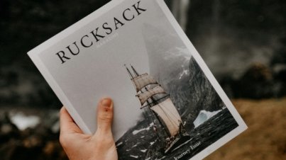person holding book